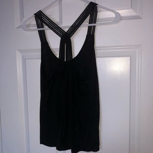 Black tank top